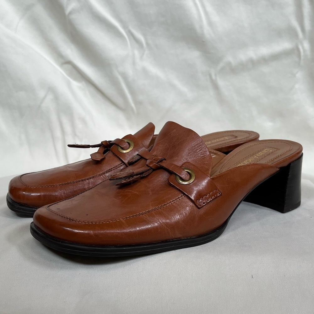 Enzo Angiolini Loafer Slide On Heels